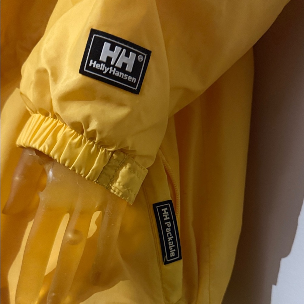 Helly Hansen Packable Yellow Raincoat - image 2